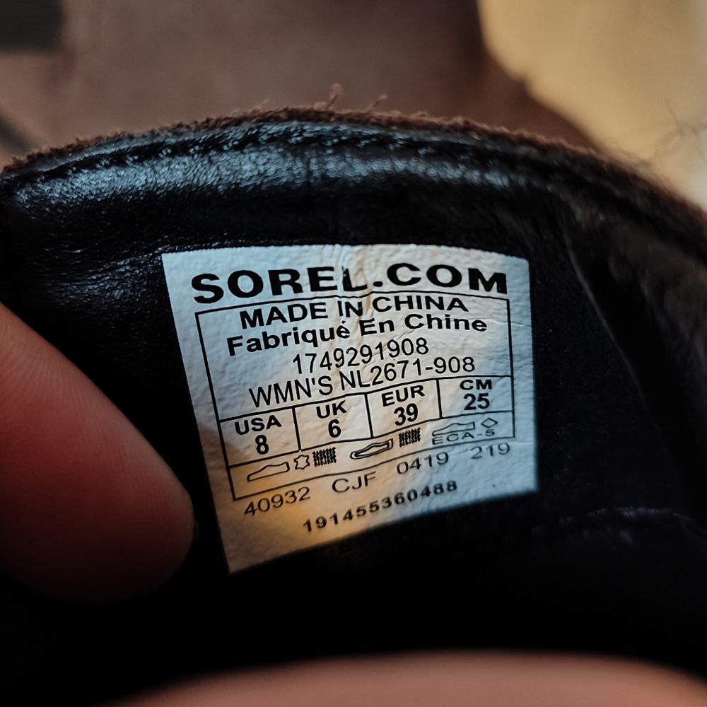 Sorel Ankle Booties Sz 8 - Picture 5 of 6